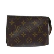 Louis Vuitton Vintage Pre-owned Canvas necessrer Brown, Dam