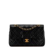 Chanel Vintage Pre-owned Laeder axelremsvskor Black, Dam