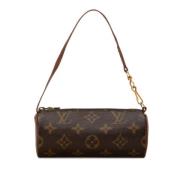 Louis Vuitton Vintage Pre-owned Canvas handvskor Brown, Dam