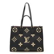 Louis Vuitton Vintage Pre-owned Tyg louis-vuitton-vskor Beige, Dam