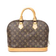 Louis Vuitton Vintage Pre-owned Canvas handvskor Brown, Dam