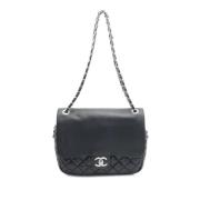 Chanel Vintage Pre-owned Laeder axelremsvskor Black, Dam