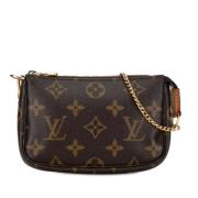 Louis Vuitton Vintage Pre-owned Canvas kuvertvskor Brown, Dam