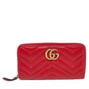 Gucci Vintage Pre-owned Laeder plnbcker Red, Dam