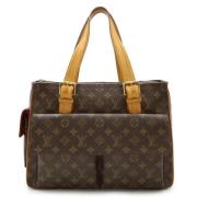 Louis Vuitton Vintage Pre-owned Tyg louis-vuitton-vskor Brown, Dam