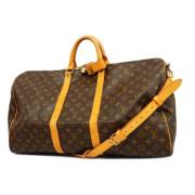 Louis Vuitton Vintage Pre-owned Tyg louis-vuitton-vskor Brown, Dam