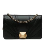 Chanel Vintage Pre-owned Laeder crossbodyvskor Black, Dam