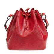 Louis Vuitton Vintage Pre-owned Laeder axelremsvskor Red, Dam