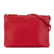 Celine Vintage Pre-owned Laeder axelremsvskor Red, Dam