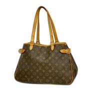 Louis Vuitton Vintage Pre-owned Tyg louis-vuitton-vskor Brown, Dam