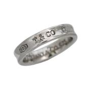 Tiffany & Co. Pre-owned Pre-owned Silver ringar Gray, Dam