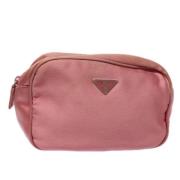 Prada Vintage Pre-owned Nylon necessrer Pink, Dam