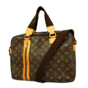 Louis Vuitton Vintage Pre-owned Tyg louis-vuitton-vskor Brown, Dam