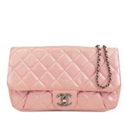 Chanel Vintage Pre-owned Laeder axelremsvskor Pink, Dam