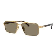 Prada PR A57S 5Ak90F Sunglasses Yellow, Herr