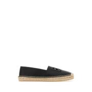 Dolce & Gabbana Stiliga svarta läder espadriller Black, Herr