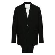 Jil Sander Elegant Damkostym Black, Herr