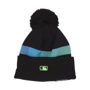 New Era MLB City Connect Stickad Pom Pom Beanie Black, Herr