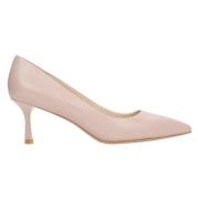 Estro Eleganta Beige Pumps med Spetsig Tå Beige, Dam