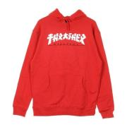 Thrasher Godzilla Röd/Vit Hoodie Red, Herr