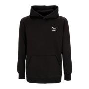 Puma Svart Classics Hoodie Liten Logga Black, Herr