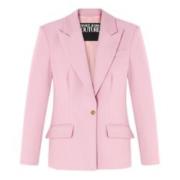 Versace Jeans Couture Rosa Damjacka med Unik Detalj Pink, Dam