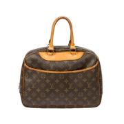 Louis Vuitton Vintage Pre-owned Canvas handvskor Brown, Dam