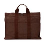 Hermès Vintage Pre-owned Canvas totevskor Brown, Dam