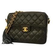 Chanel Vintage Pre-owned Laeder chanel-vskor Black, Dam