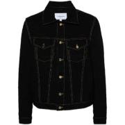 Casablanca Monogram Jacquard Jeansjacka Black, Herr