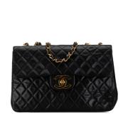 Chanel Vintage Pre-owned Laeder axelremsvskor Black, Dam