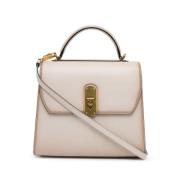 Salvatore Ferragamo Pre-owned Pre-owned Laeder handvskor Beige, Dam