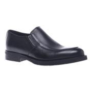 Baldinini Loafers i svart tumlat läder Black, Herr