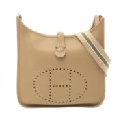 Hermès Vintage Pre-owned Laeder axelremsvskor Beige, Dam