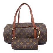 Louis Vuitton Vintage Pre-owned Tyg louis-vuitton-vskor Brown, Dam