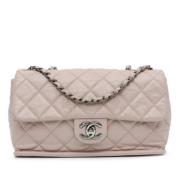 Chanel Vintage Pre-owned Laeder chanel-vskor Beige, Dam