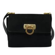 Salvatore Ferragamo Pre-owned Pre-owned Mocka crossbodyvskor Black, Da...