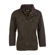 Barbour Klassisk Sapper Vaxjacka Green, Herr