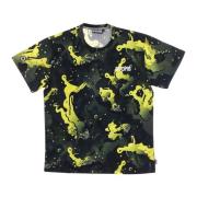 Octopus Camo Tee Gul/Svart Kortärmad Skjorta Multicolor, Herr