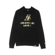 New Era NBA Svart Guld Hoodie Lakers Black, Herr