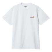 Carhartt Wip Amerikansk Script T-shirt White, Herr