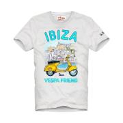 MC2 Saint Barth Ibiza Vespa Friend T-shirt Multicolor, Herr