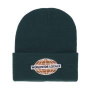 Usual Grön Worldwide Locals Beanie Mössa Green, Herr