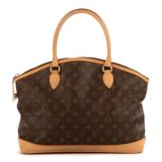 Louis Vuitton Vintage Pre-owned Canvas handvskor Brown, Dam