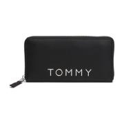 Tommy Jeans City Bold Logo Plånbok - PU Läder Black, Dam