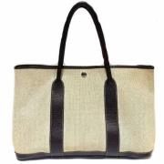 Hermès Vintage Pre-owned Canvas handvskor Beige, Dam