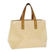 Louis Vuitton Vintage Pre-owned Laeder handvskor Beige, Dam