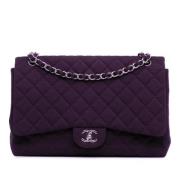 Chanel Vintage Pre-owned Bomull chanel-vskor Purple, Dam