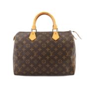 Louis Vuitton Vintage Pre-owned Tyg louis-vuitton-vskor Brown, Dam