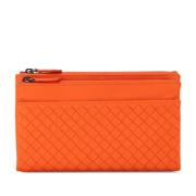 Bottega Veneta Vintage Pre-owned Laeder plnbcker Orange, Dam